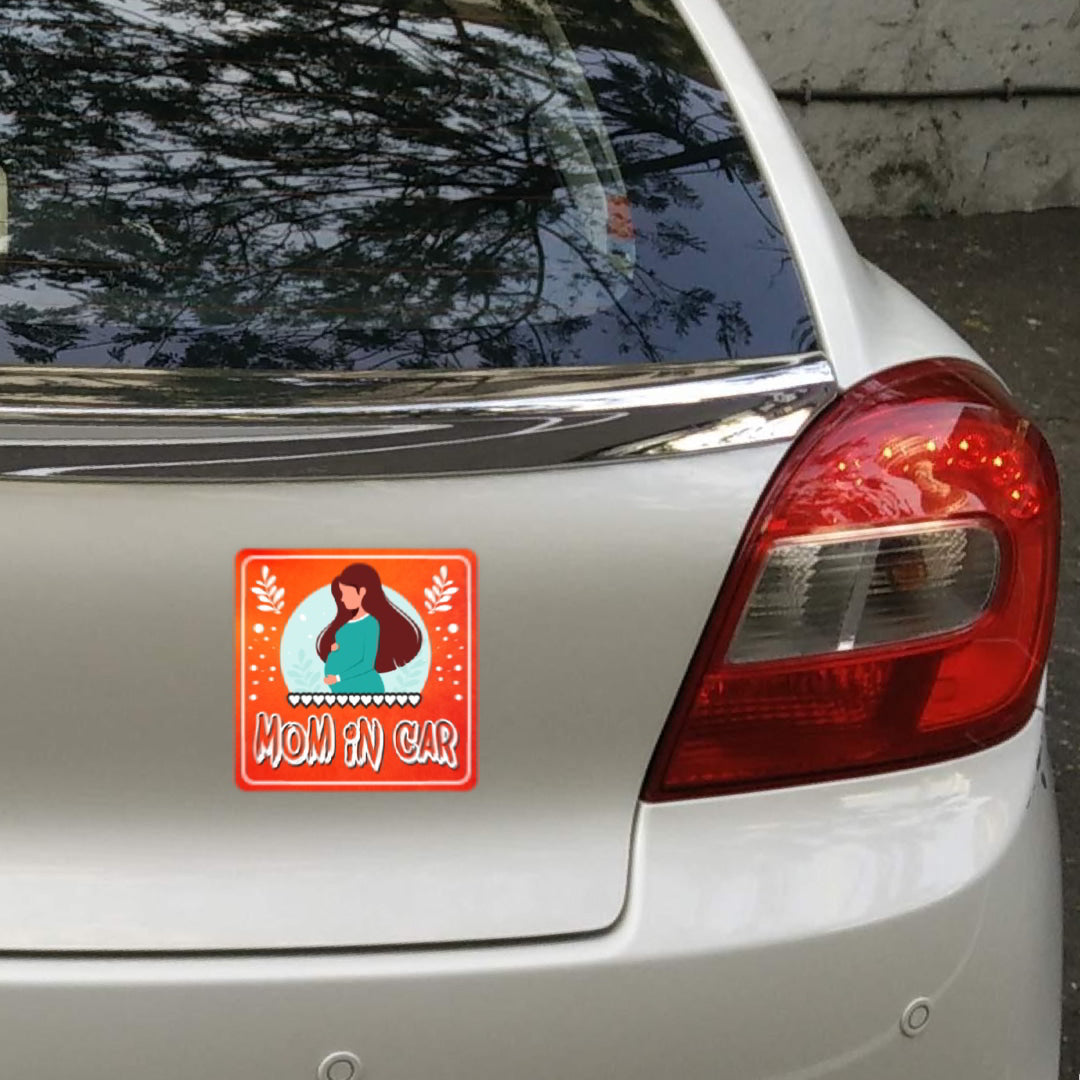 Mom in Car Sticker_c8