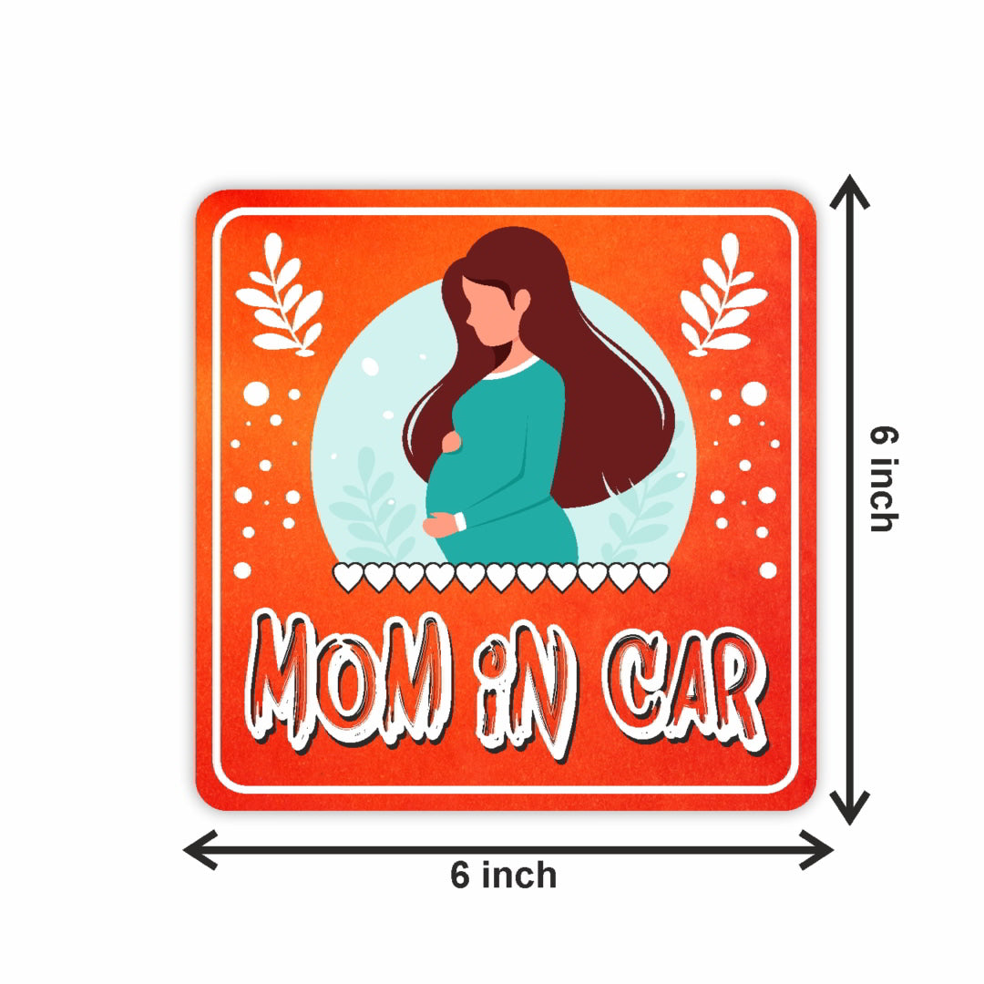 Mom in Car Sticker_c8