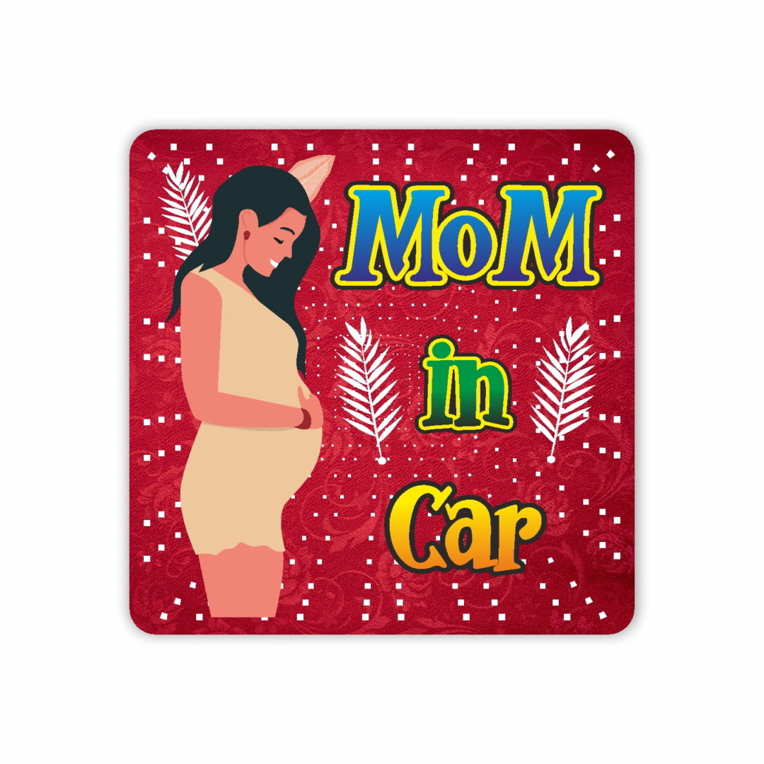 Mom in Car Sticker_c8