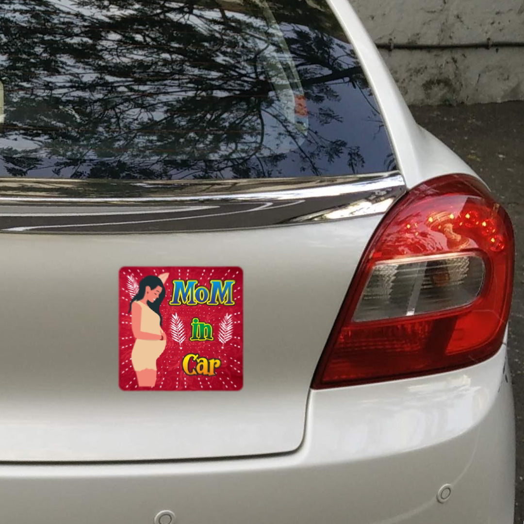 Mom in Car Sticker_c8