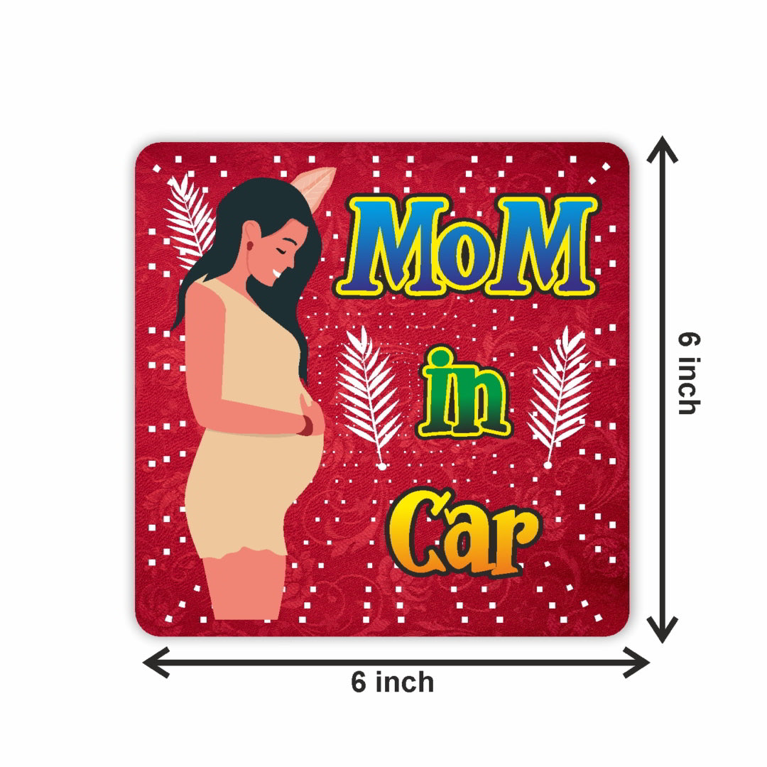 Mom in Car Sticker_c8