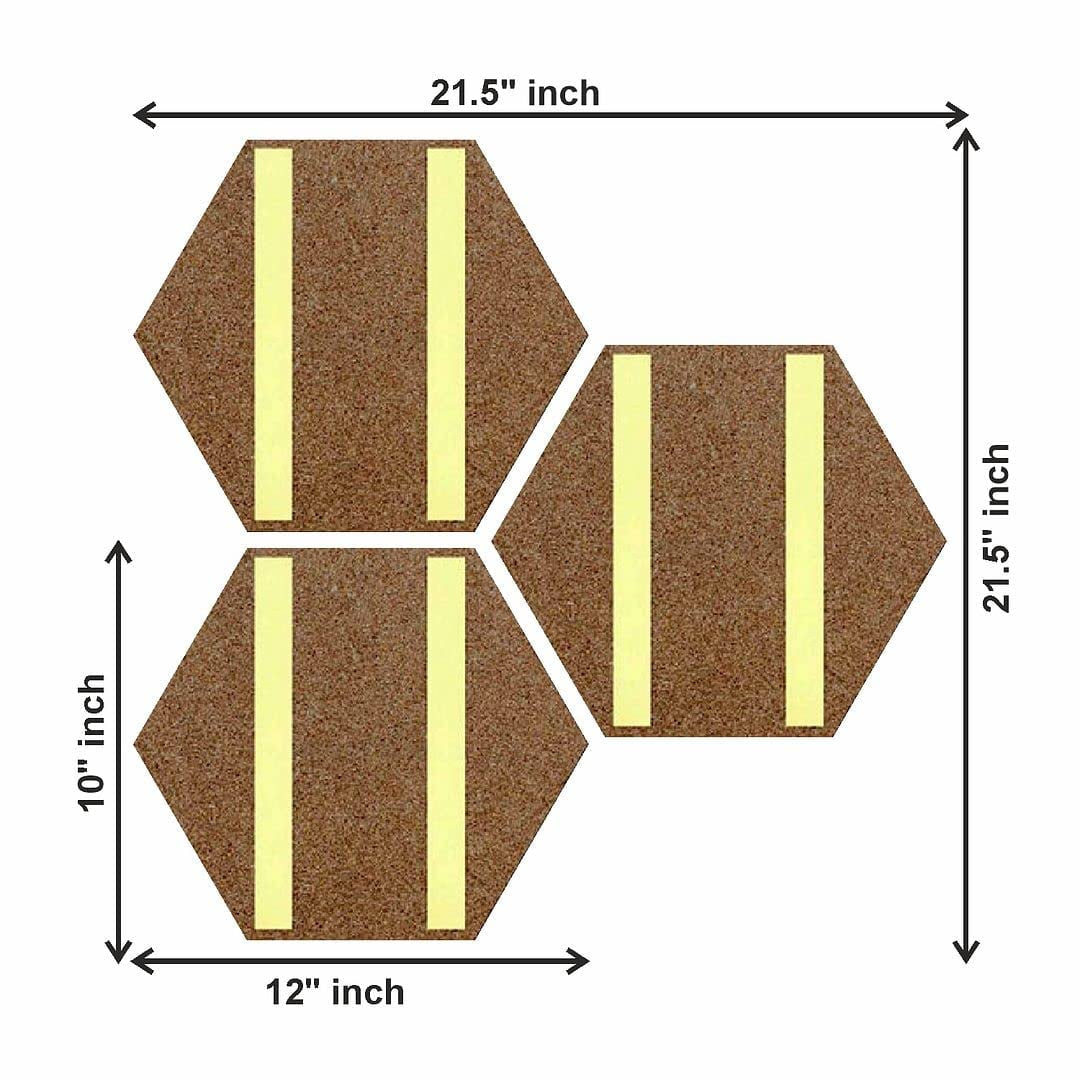 MDF Cut Out Hexagon Shape