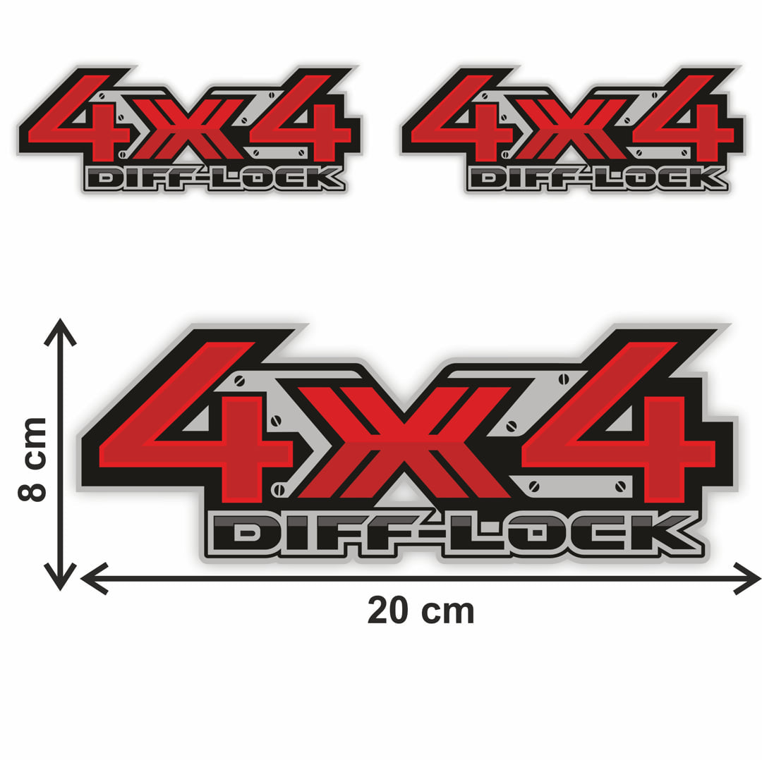 4x4 Exterior Car Sticker