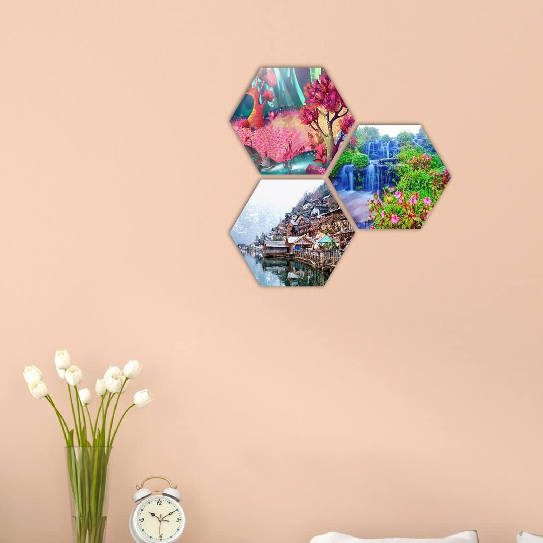 MDF Cut Out Hexagon Shape