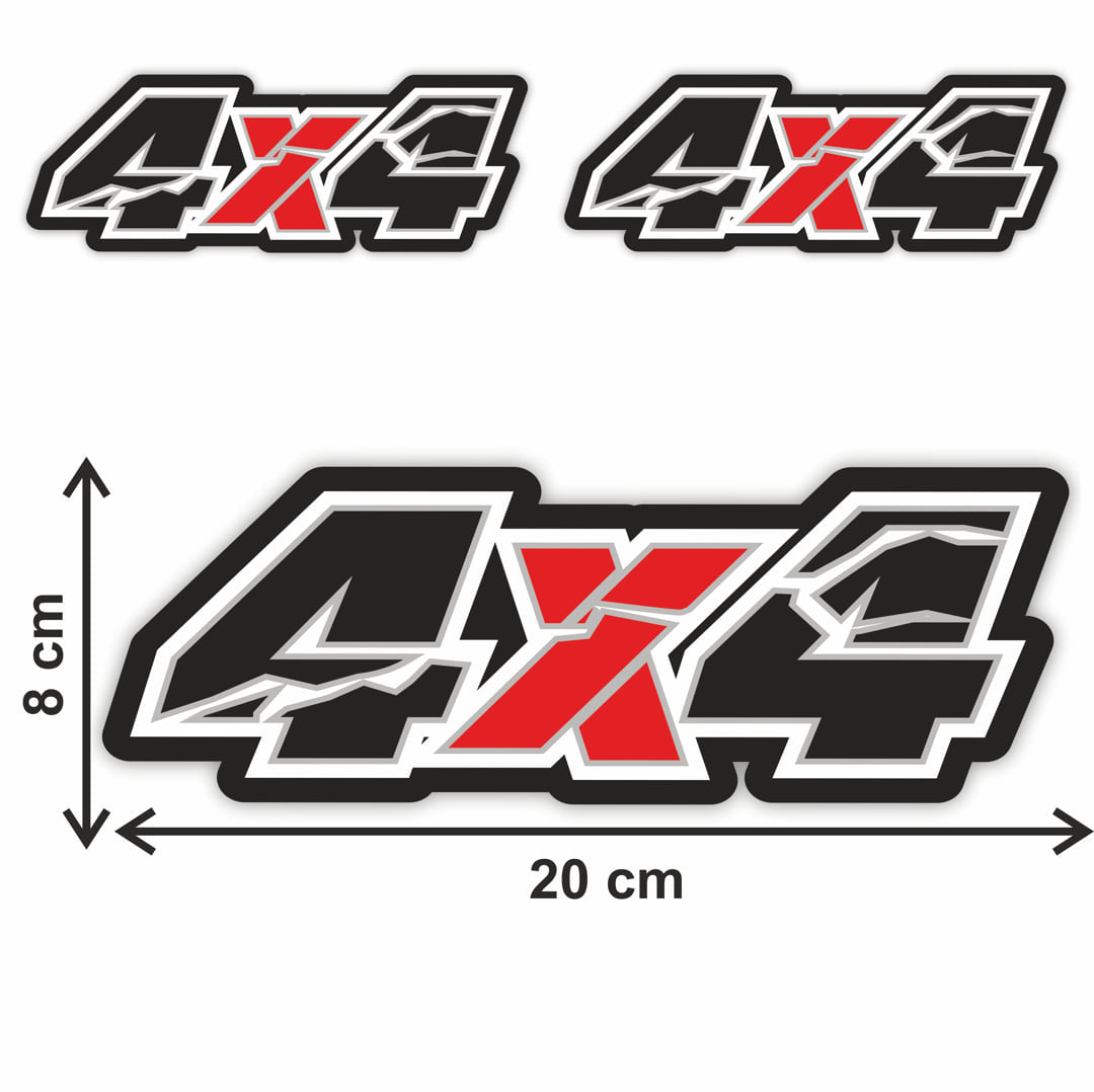 4x4 Exterior Car Sticker