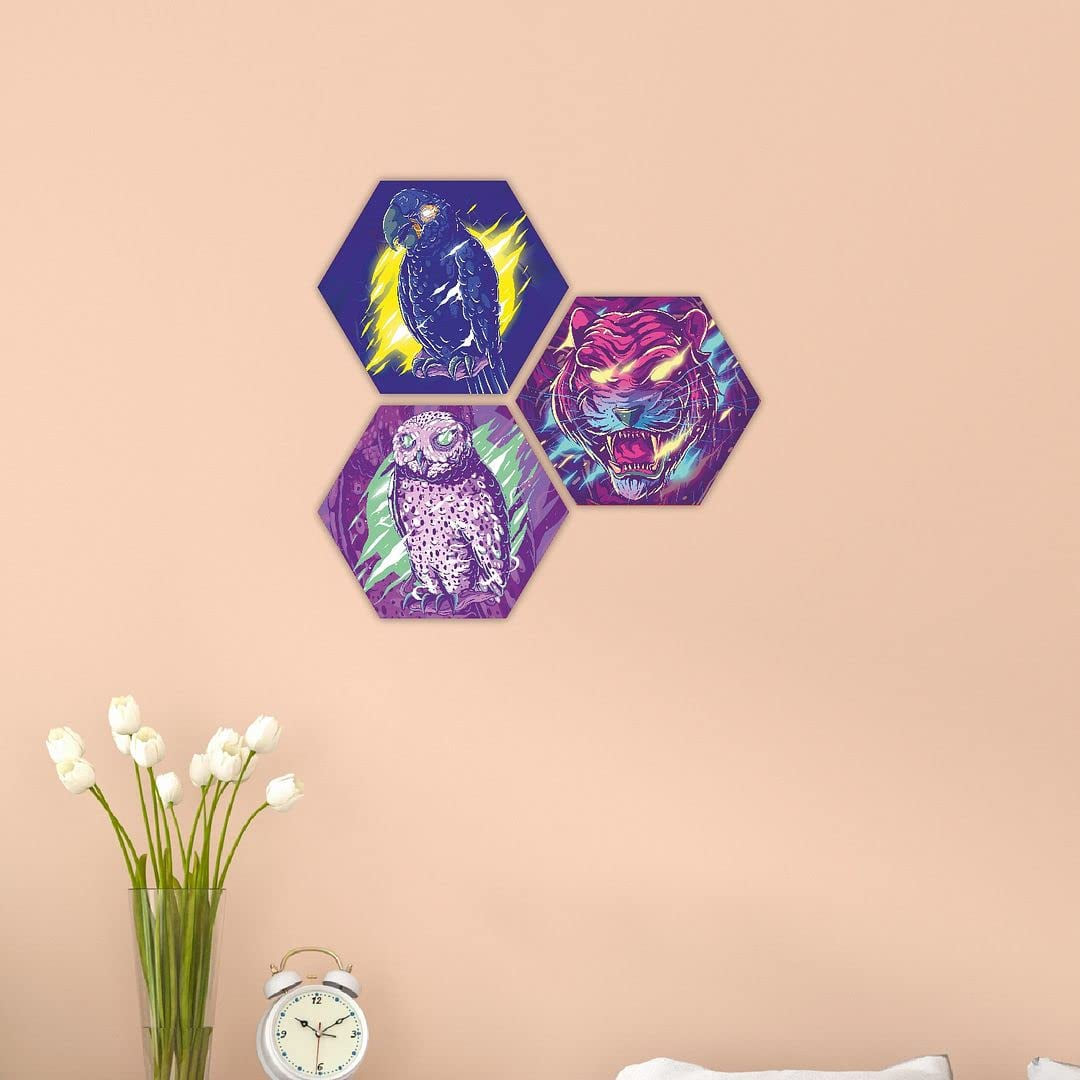 MDF Cut Out Hexagon Shape