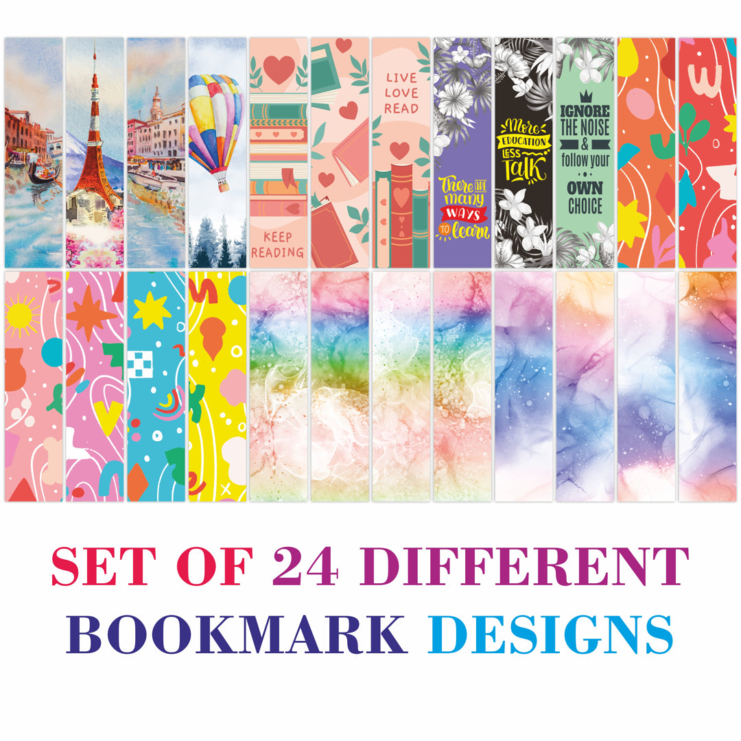 24 Designs Beautiful Printed Paper Designed for Books(D-03)