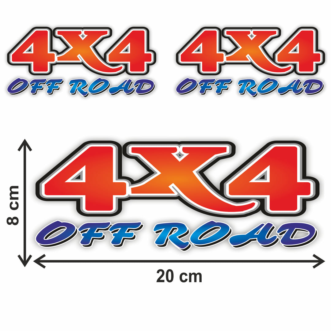 4x4 Exterior Car Sticker