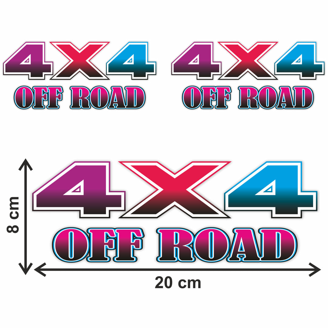 4x4 Exterior Car Sticker