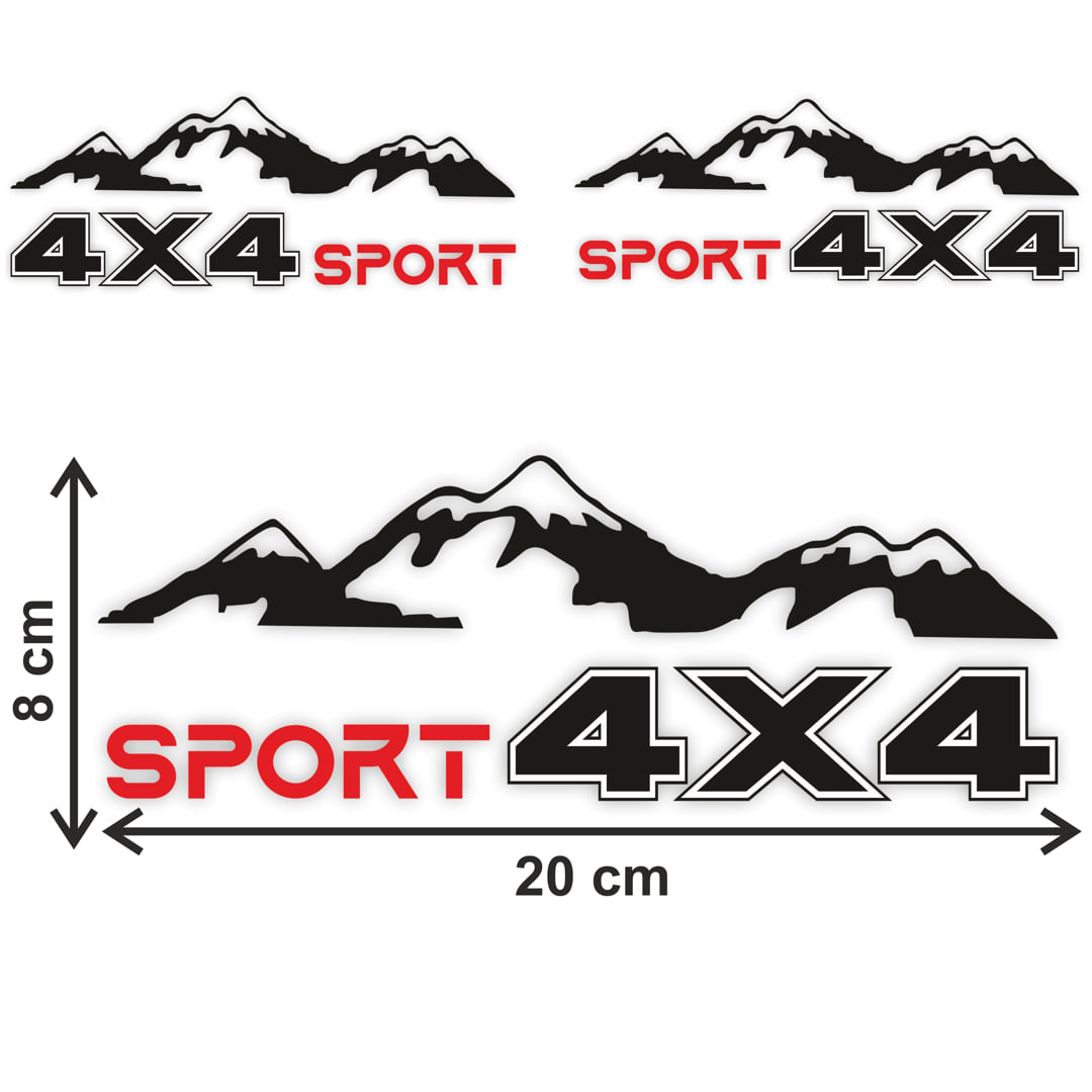 4x4 Exterior Car Sticker