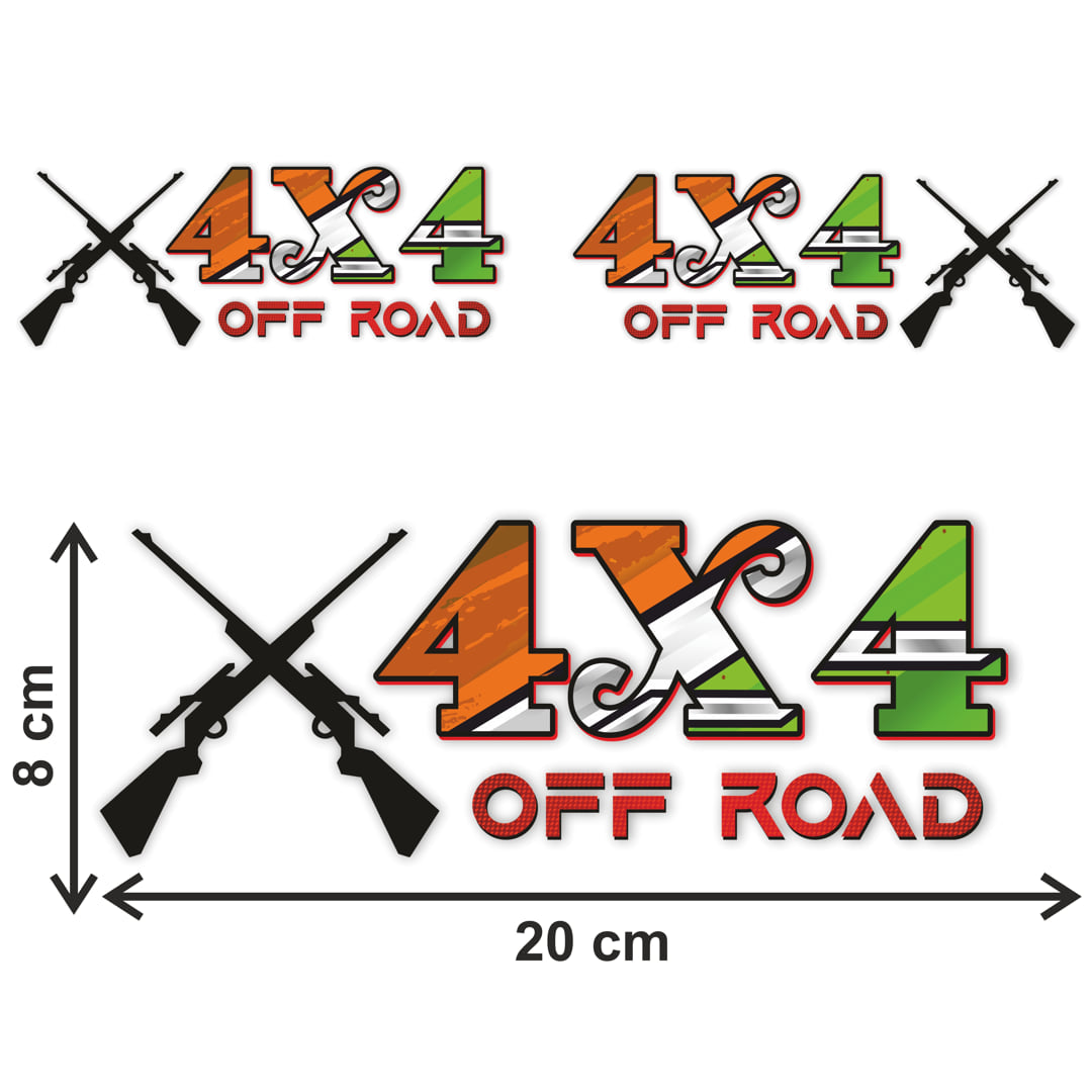 4x4 Exterior Car Sticker