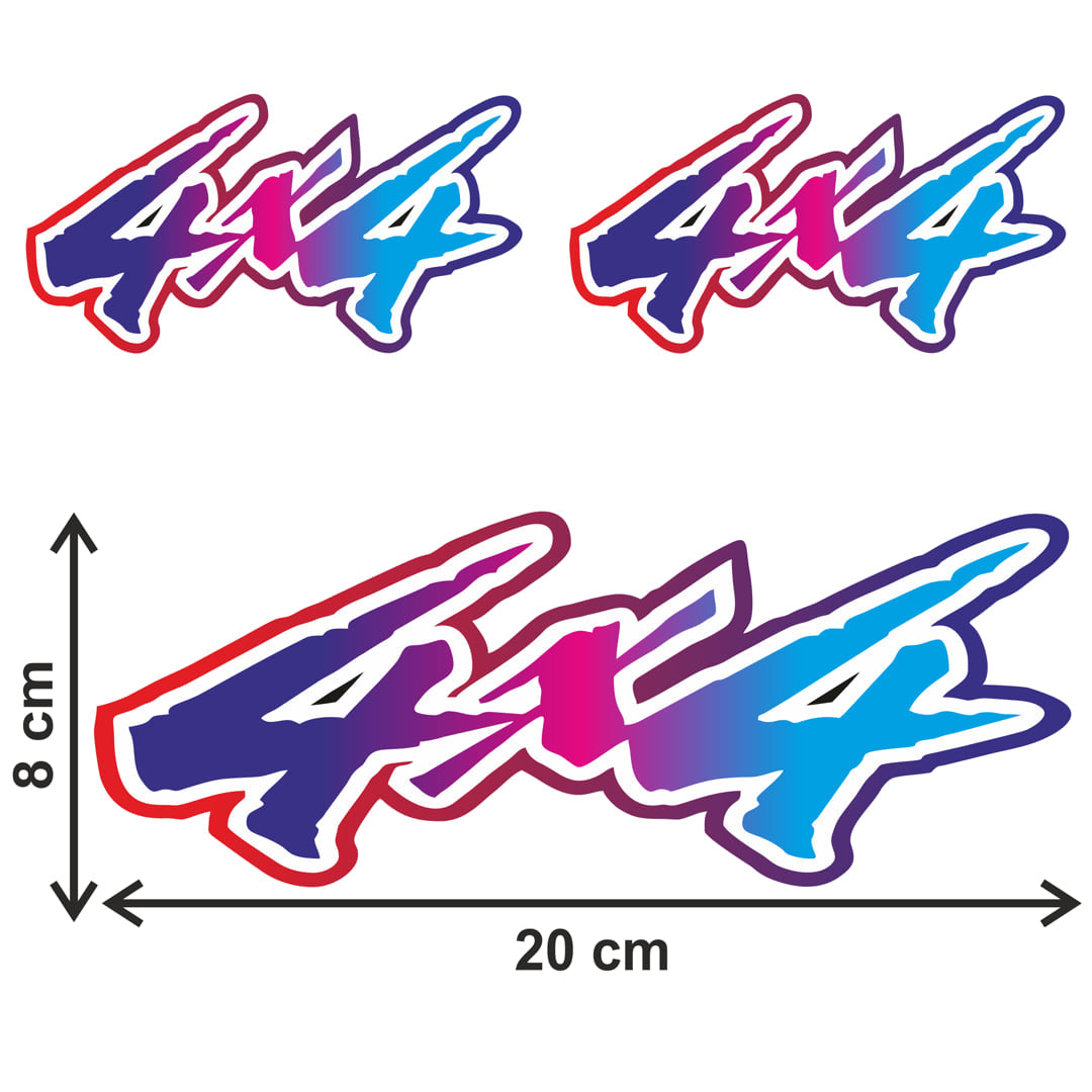 4x4 Exterior Car Sticker