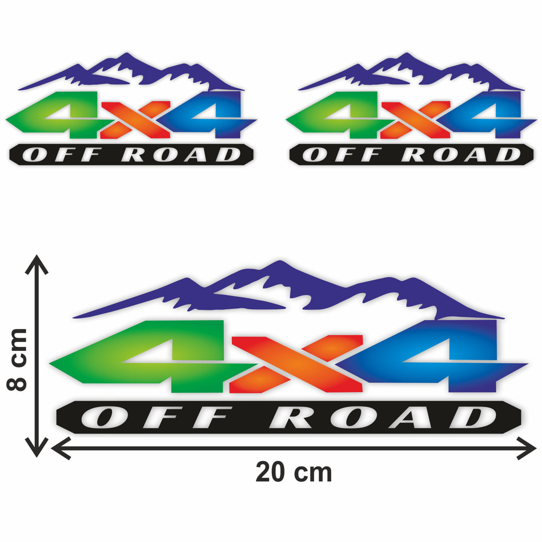 4x4 Exterior Car Sticker