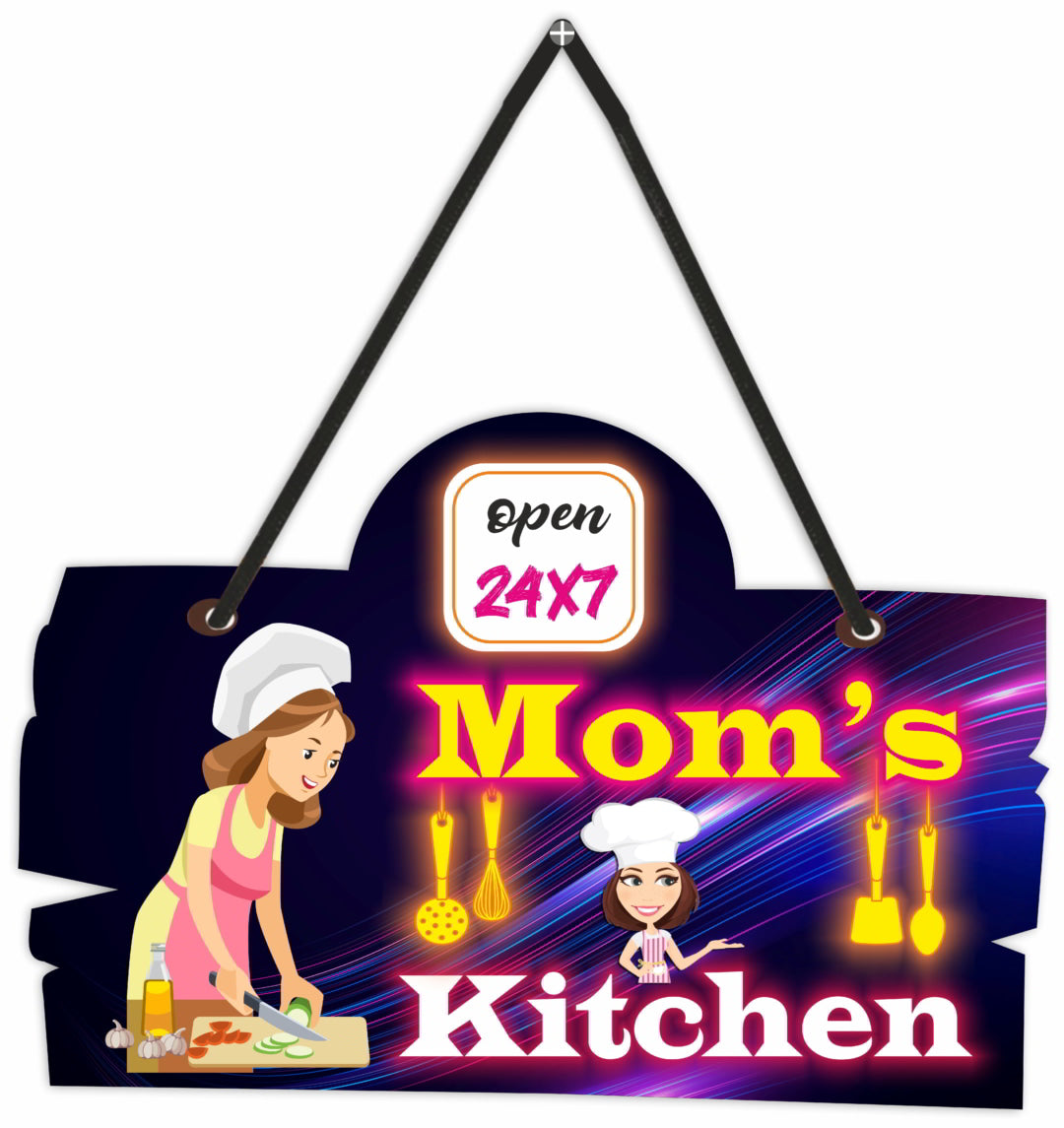 Open Mom,s Kitchen Hanging Board