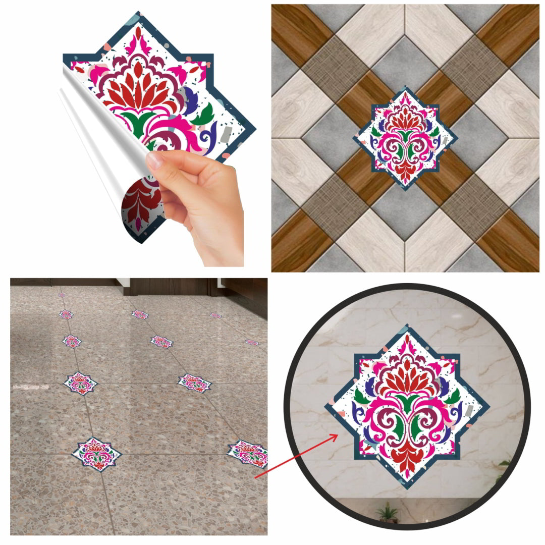 Floor Tiles Sticker-Pack of 20