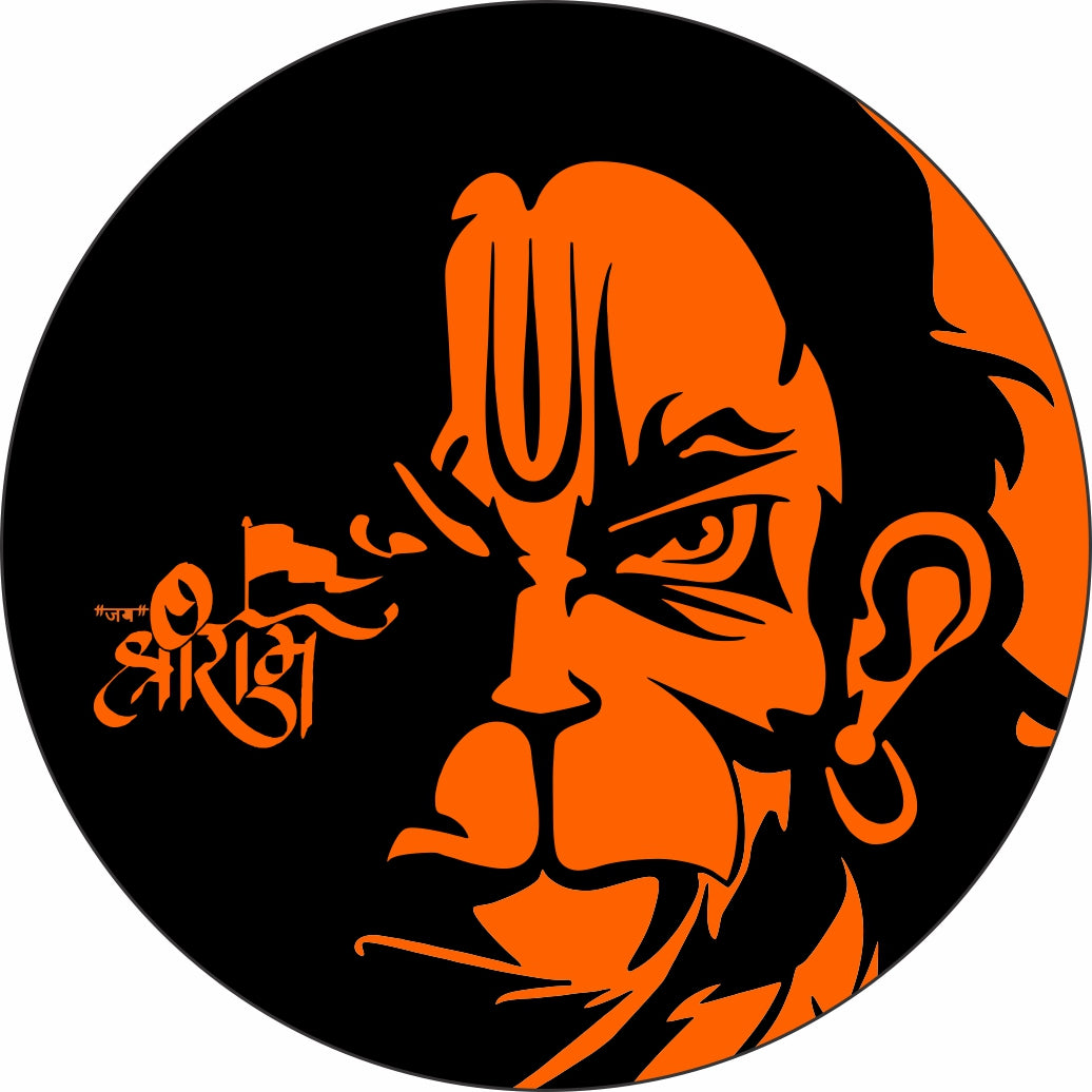 Hanumanji Sticker For Scooty, Bike