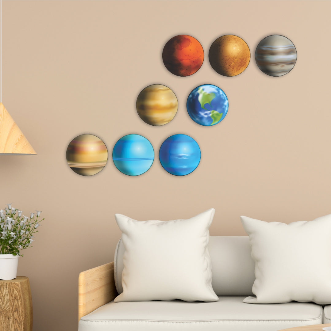 Solar System MDF Art Cutout décor