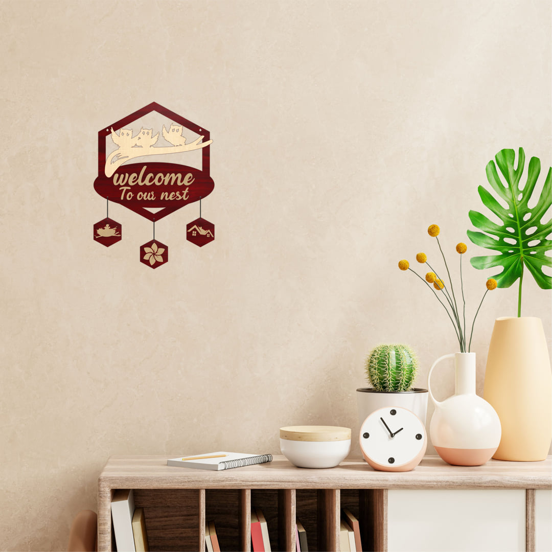 MDF Wall Hanging Cutout for Decor
