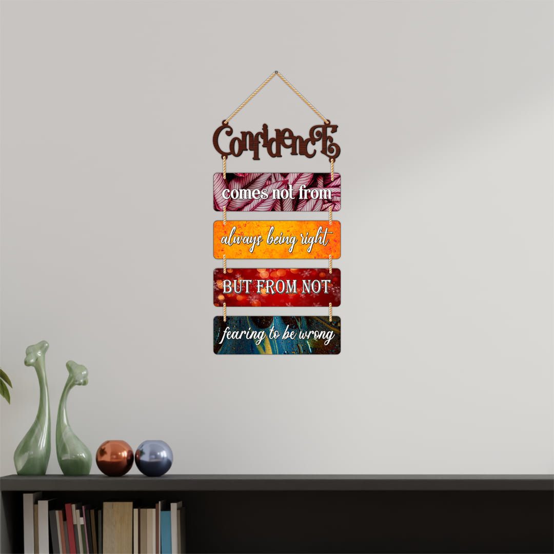Positive Quote MDF Wall Hanging
