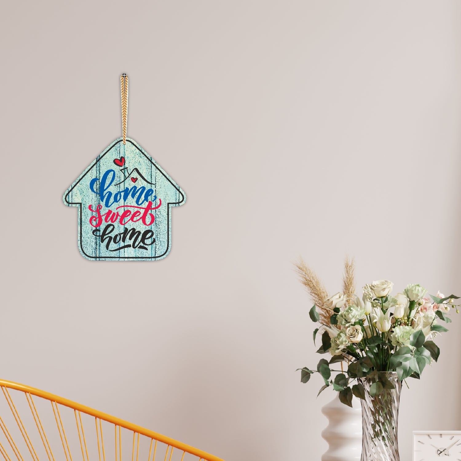 Home-Sweet-Home Printed MDF Wall Hanging