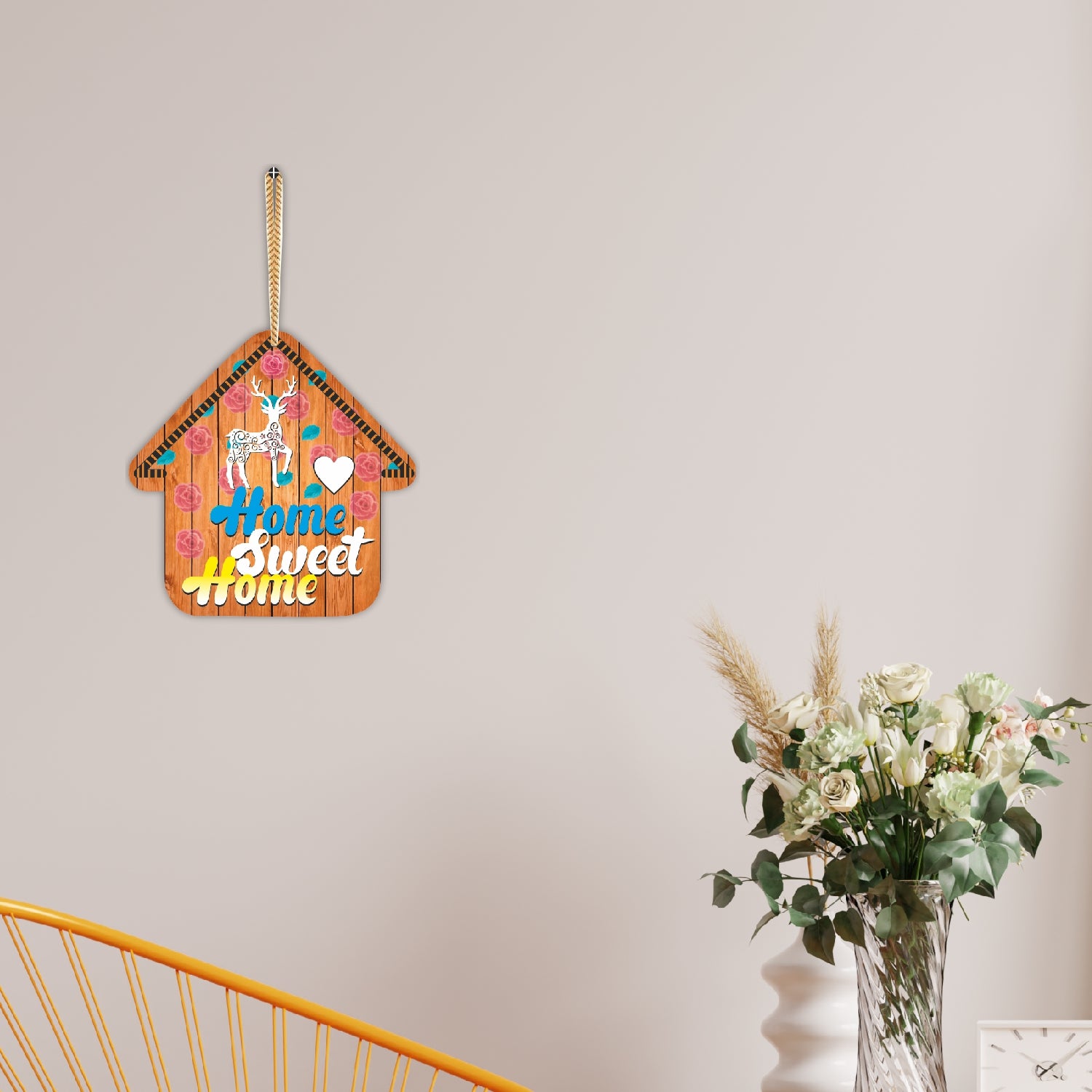 Home-Sweet-Home Printed MDF Wall Hanging