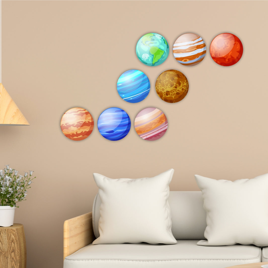 Solar System MDF Art Cutout décor