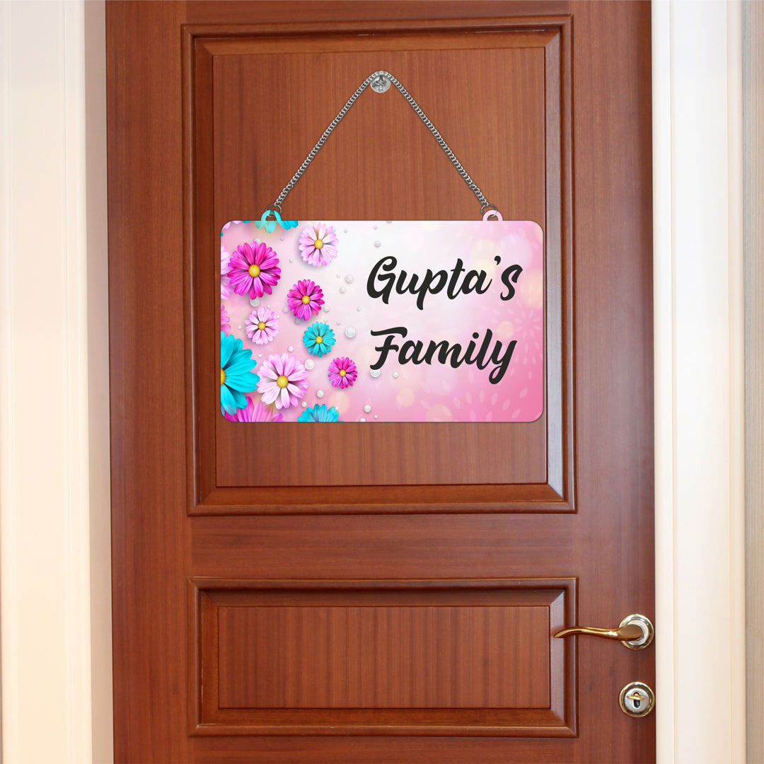 Customized MDF Name Plate for Home Entrance