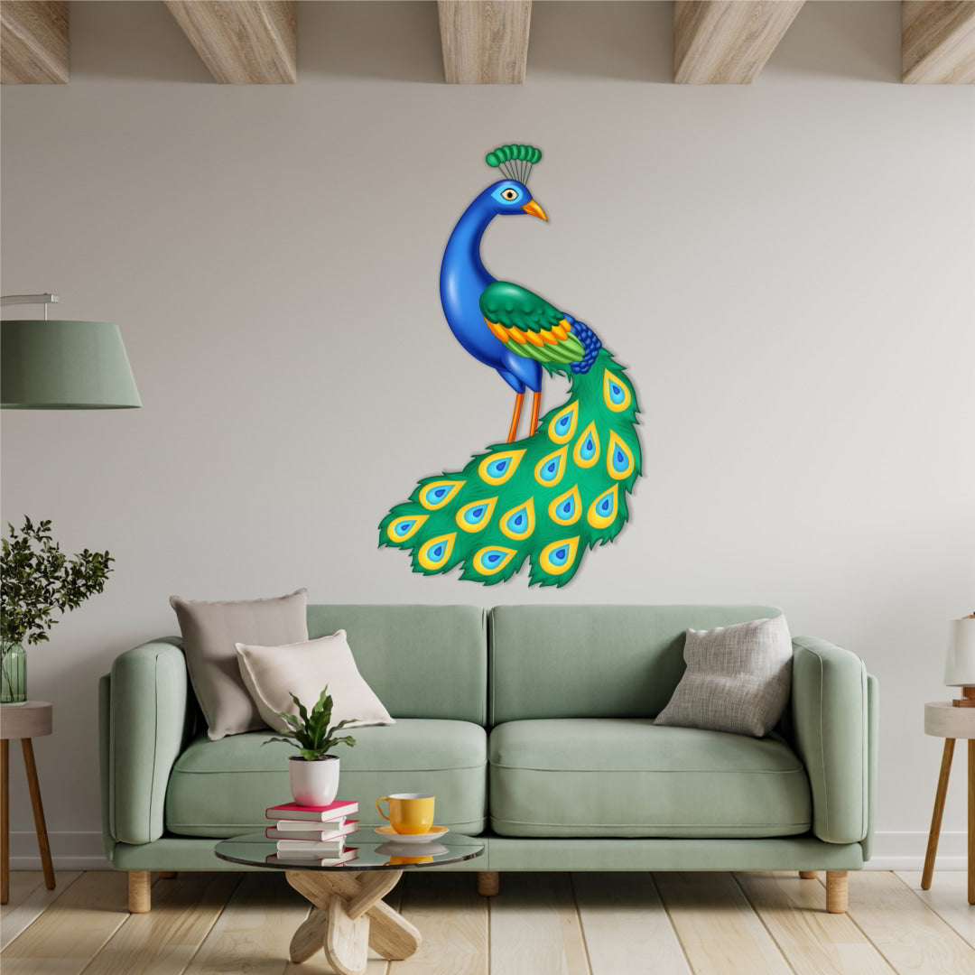 Peacock Vinyl Wall Sticker