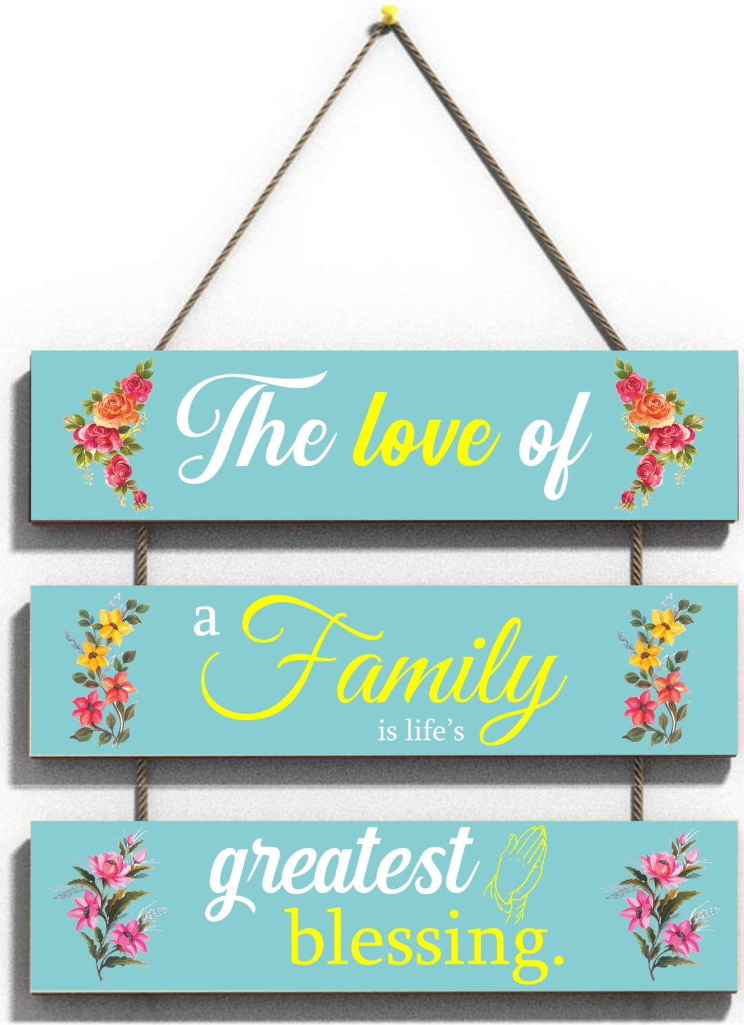 Love Family Blessing Wall Hanging Board