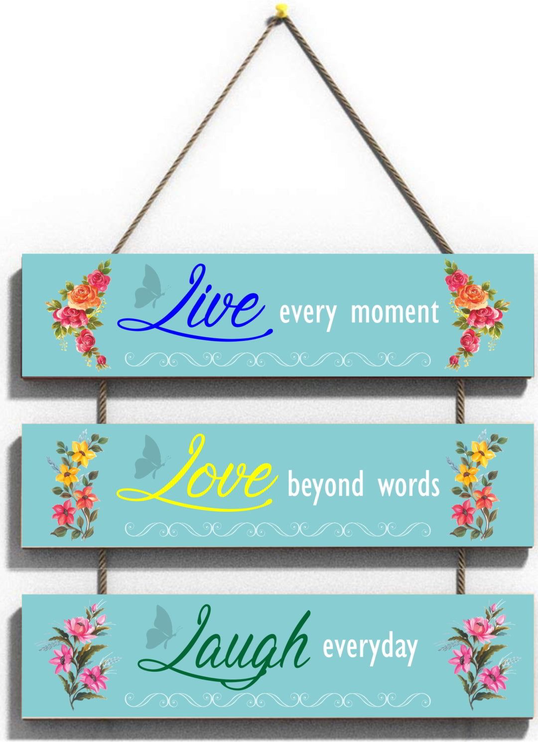 Live Love Laugh Wall Hanging Board