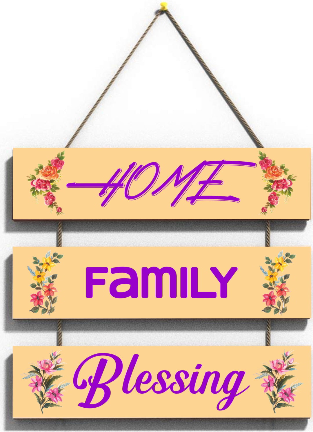 Home Family Blessing Wall Hanging Board