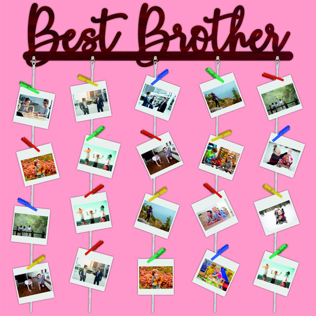 Best Brother Photo Display Wall Hanging