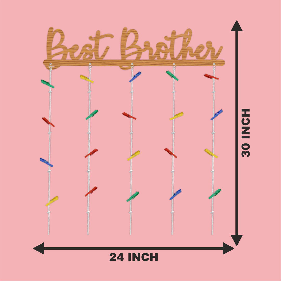 Best Brother Photo Display Wall Hanging
