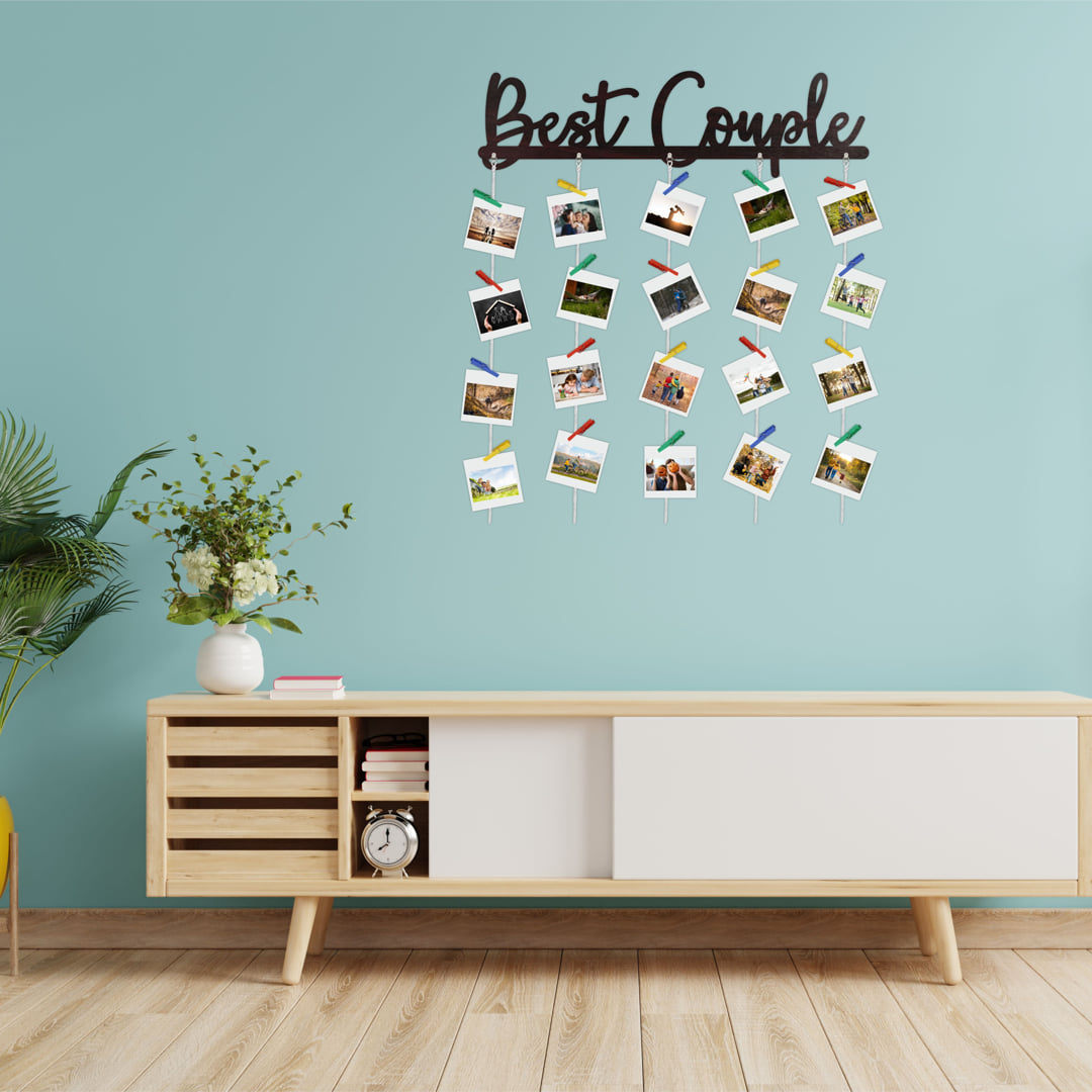 Best Couple Photo Display Wall Hanging