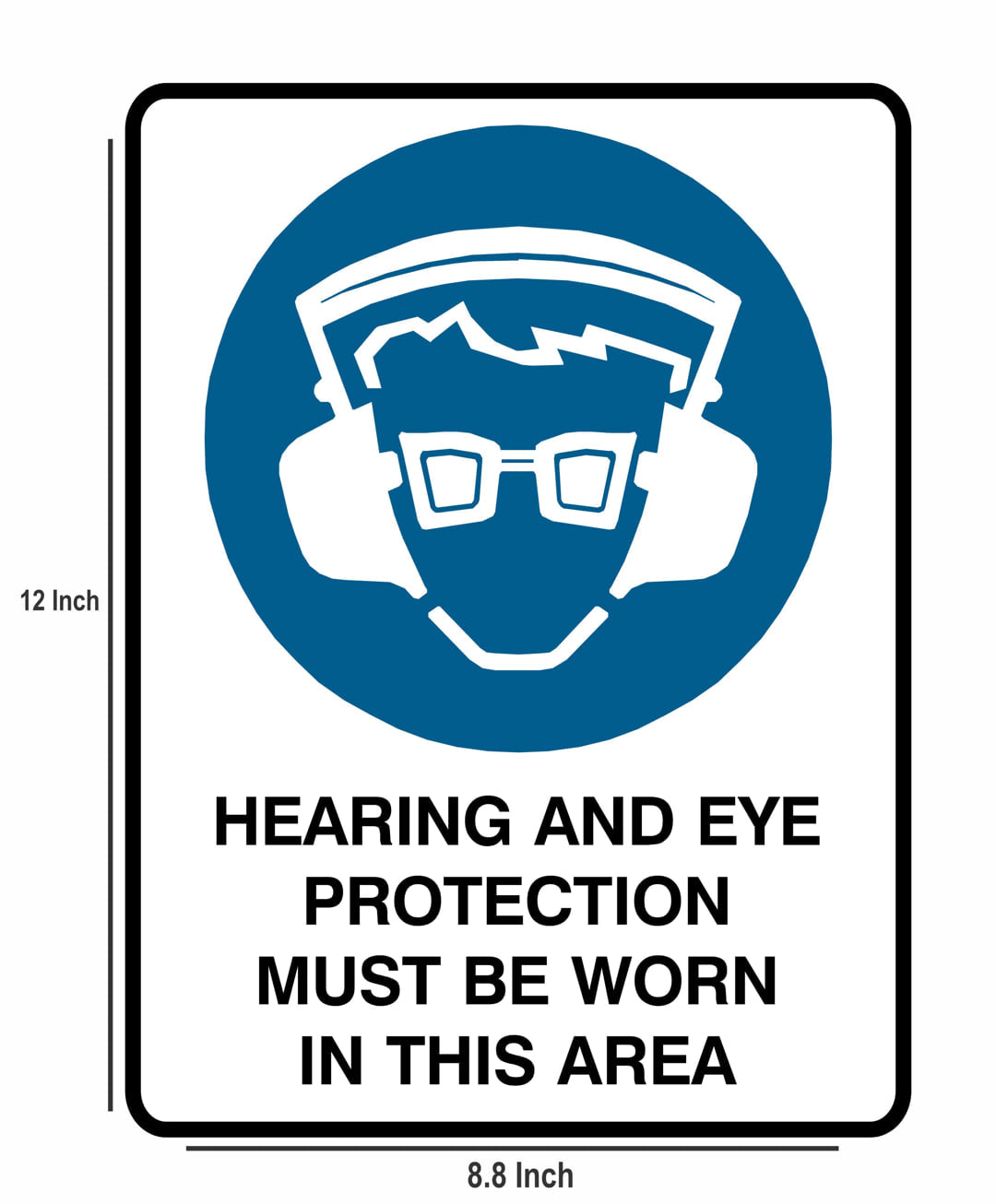 Safety Sign Warning Vinyl Sticker