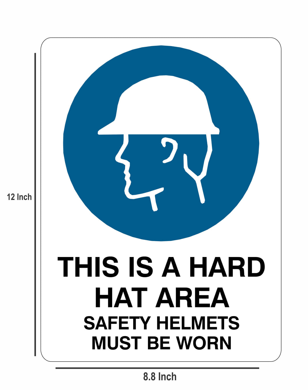 Safety Sign Warning Vinyl Sticker