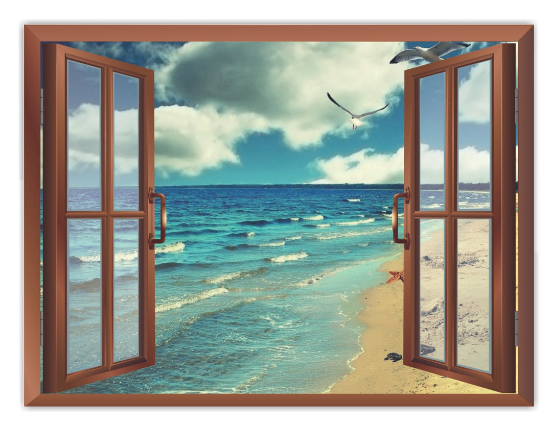 Creative Window View Sticker