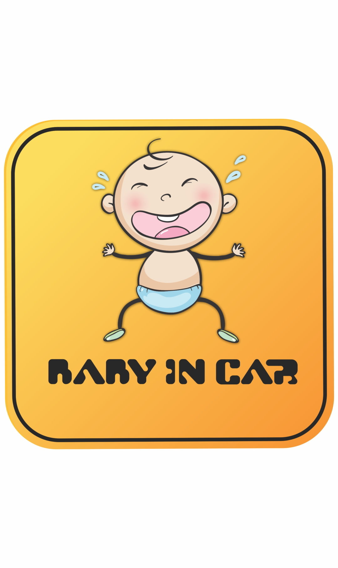 Baby in Car Decal Sticker(2pc)_c7