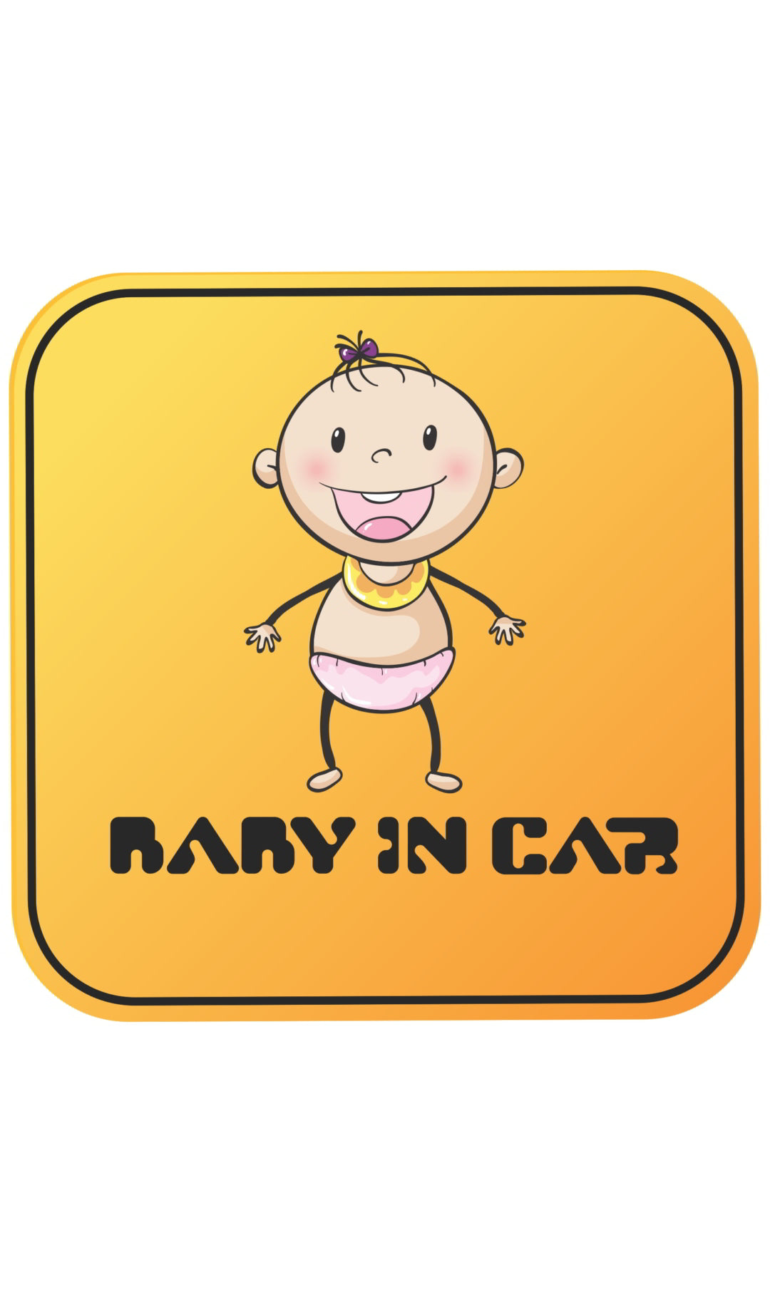 Baby in Car Decal Sticker(2pc)_c9