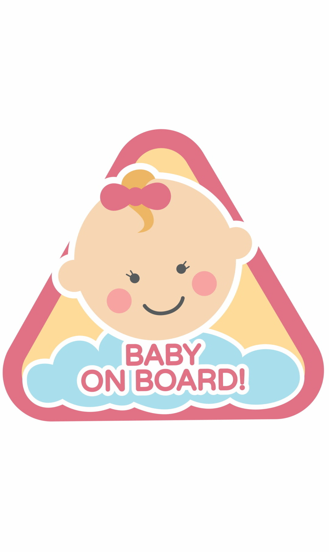 Baby on Board Car Sticker(2pc)_c1