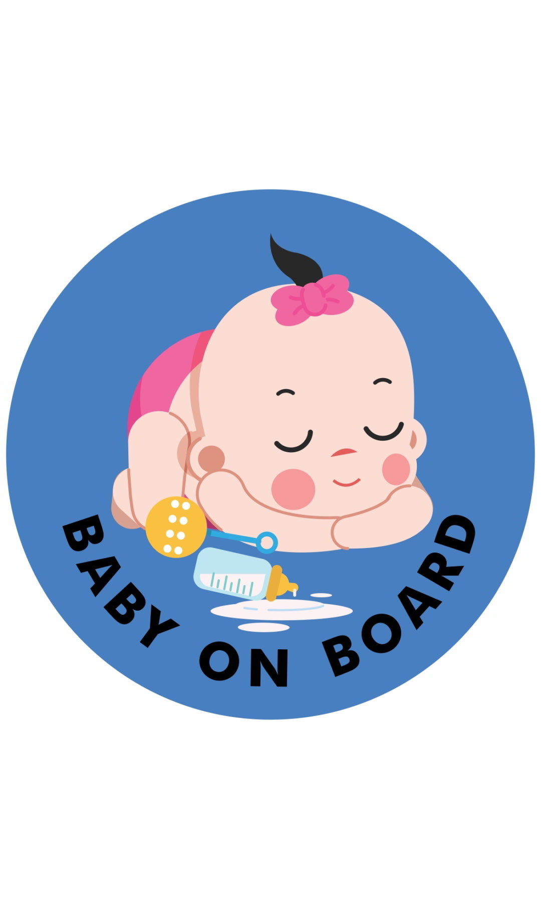 Baby on Board Car Sticker(2pc)_c16