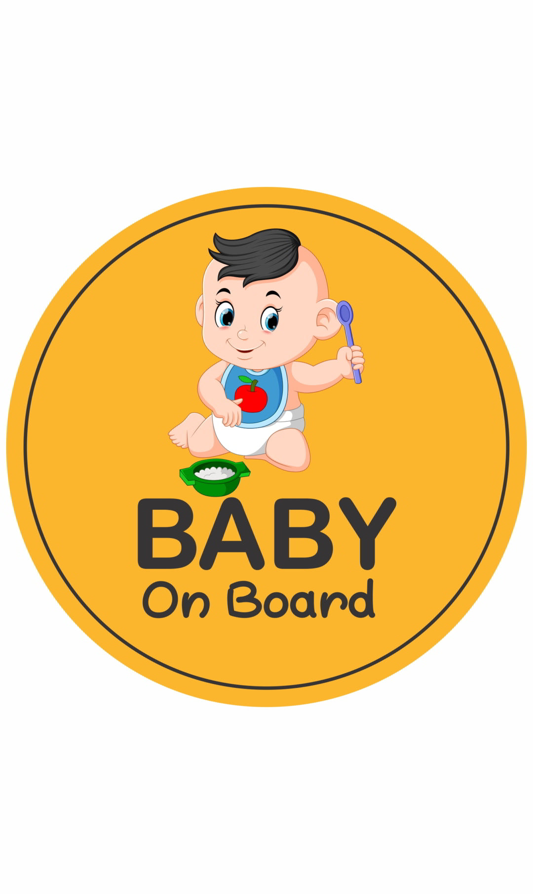 Baby on Board Car Sticker(2pc)_c18