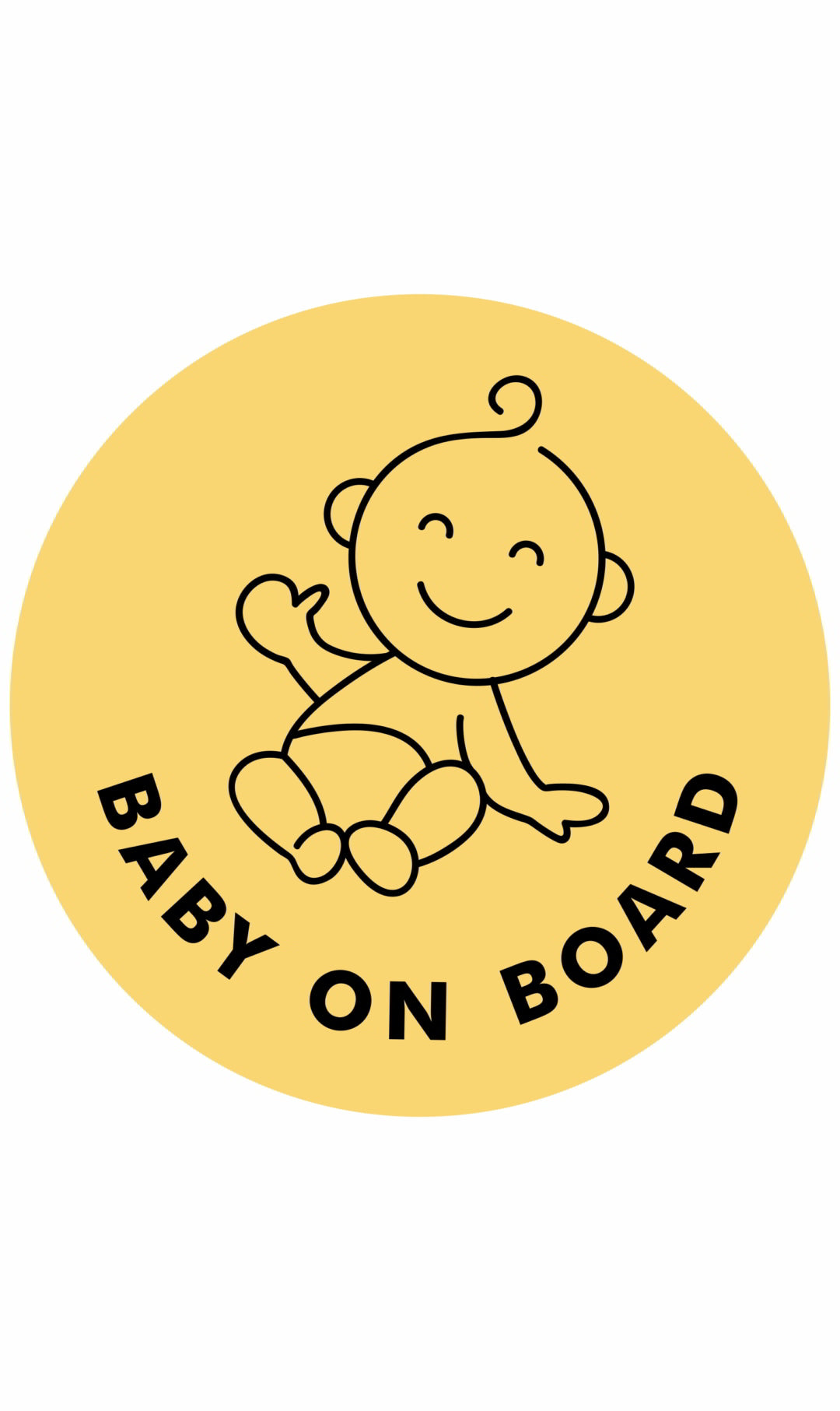 Baby on Board Car Sticker(2pc)_c2