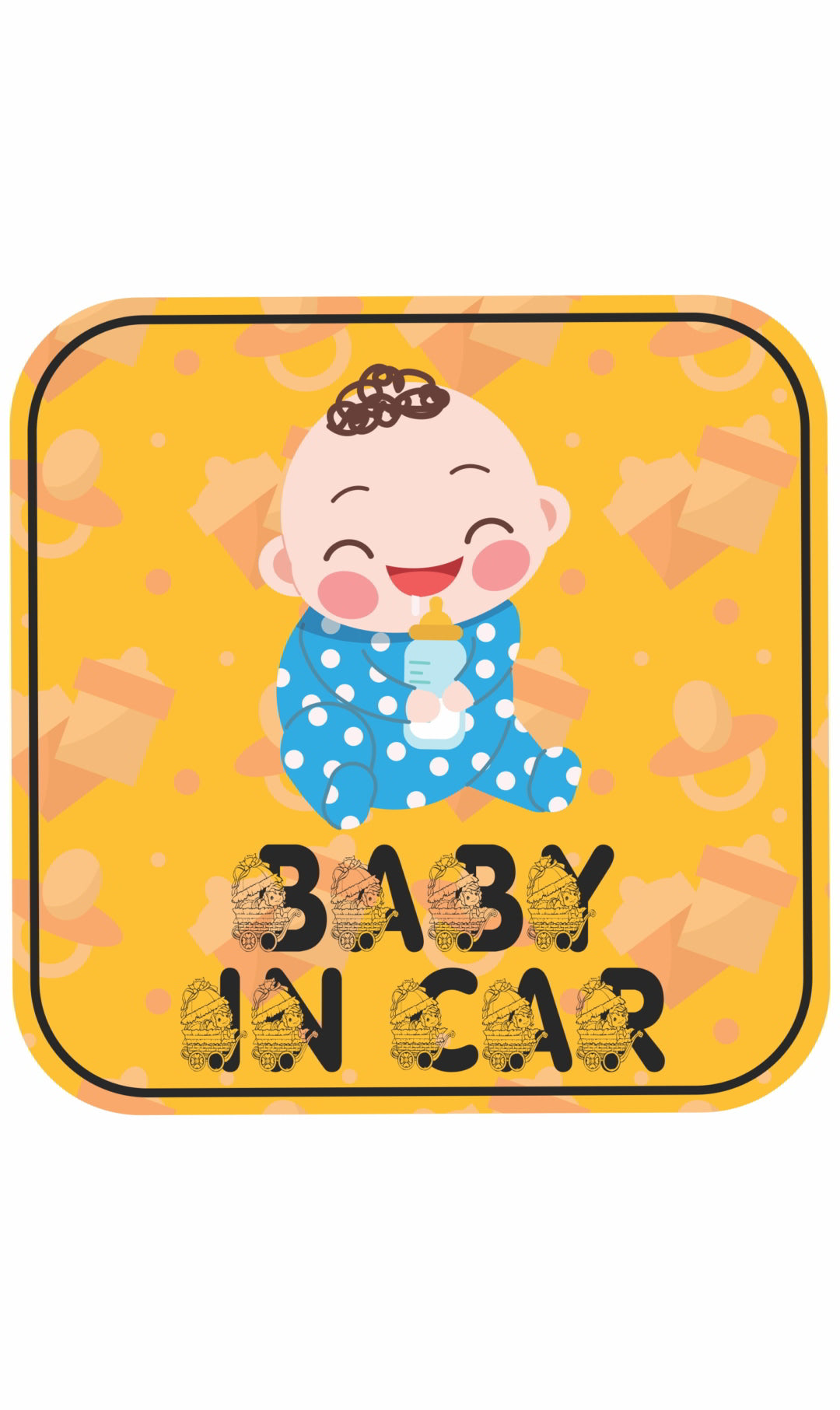 Baby in Car Decal Sticker(2pc)_c3