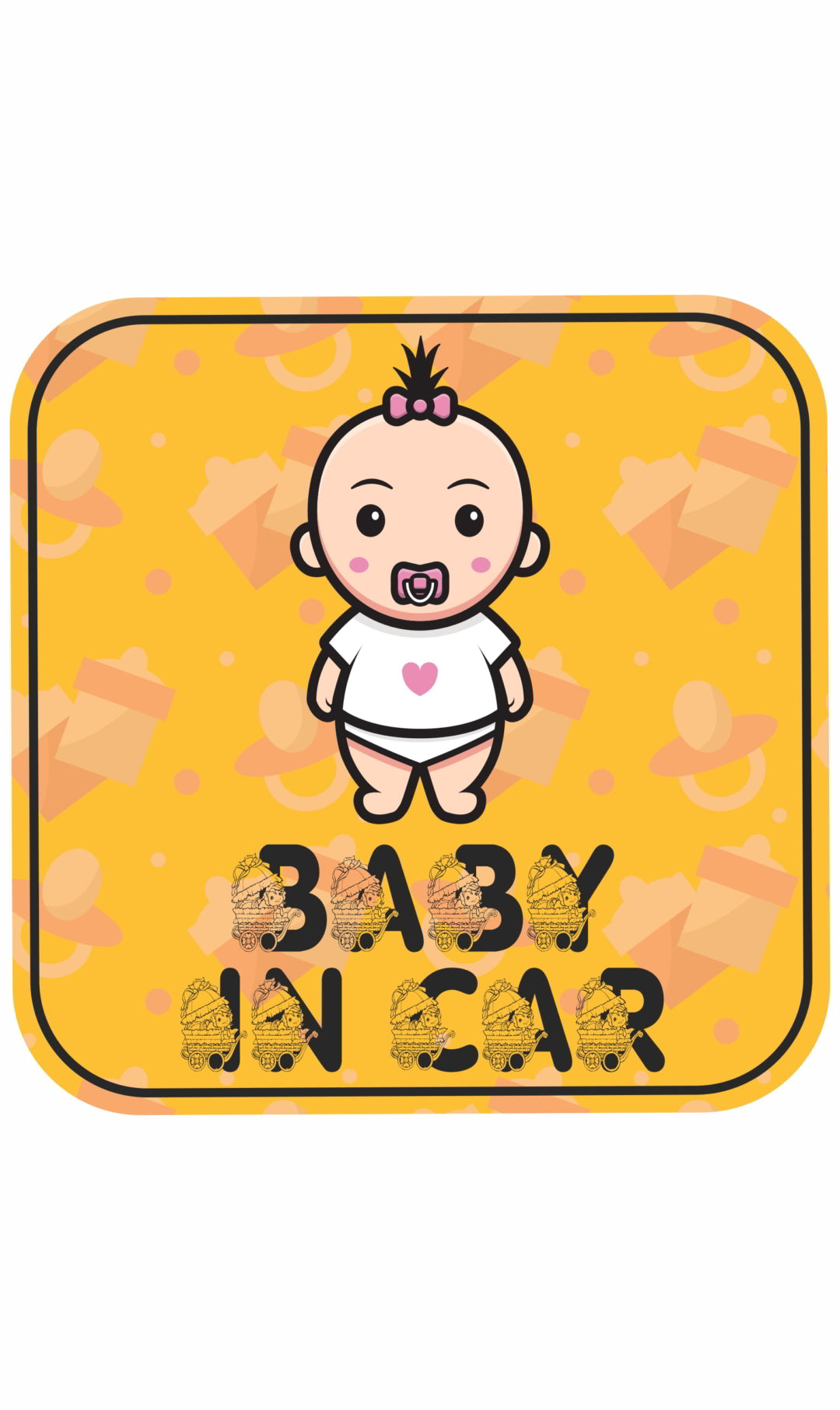 Baby in Car Decal Sticker(2pc)_c22