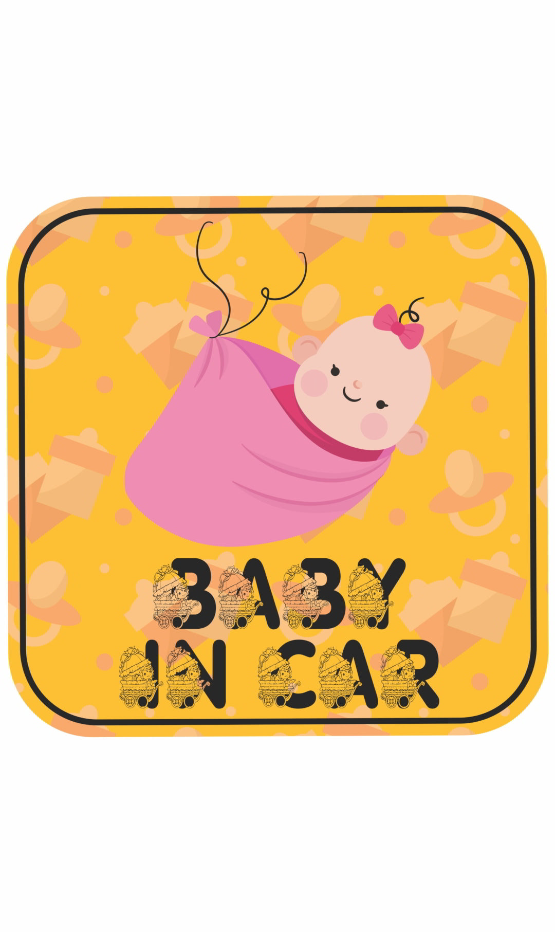 Baby in Car Decal Sticker(2pc)_c22