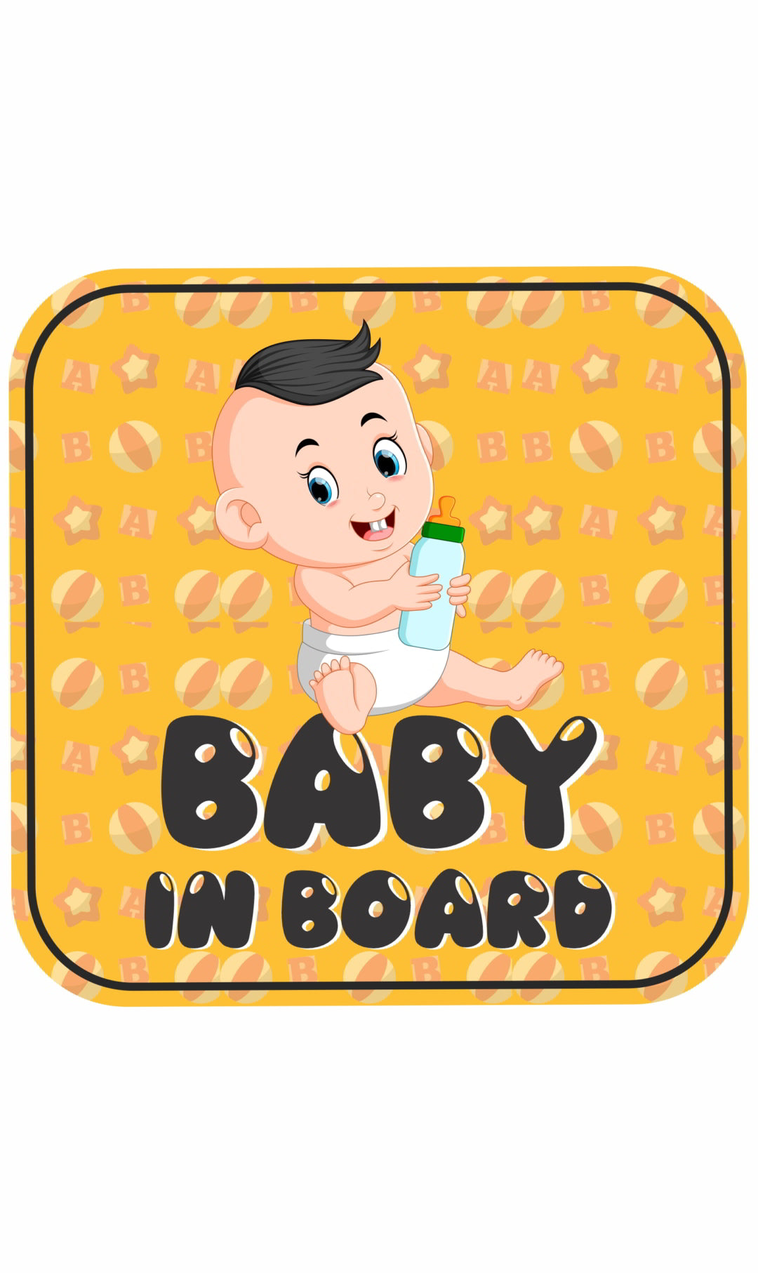 Baby in Board Decal Sticker(2pc)_c24