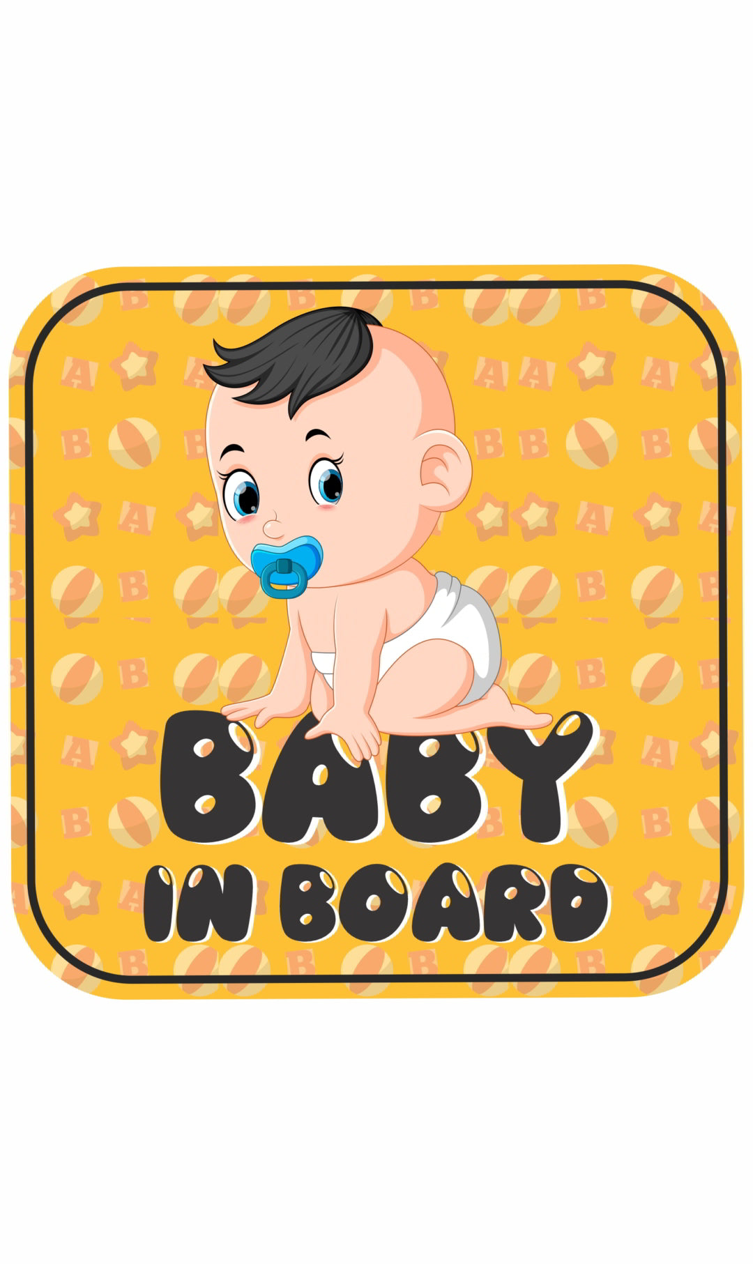 Baby in Board Decal Sticker(2pc)_c24
