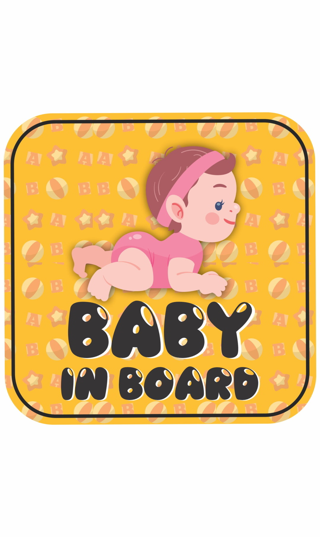 Baby in Board Decal Sticker(2pc)_c25