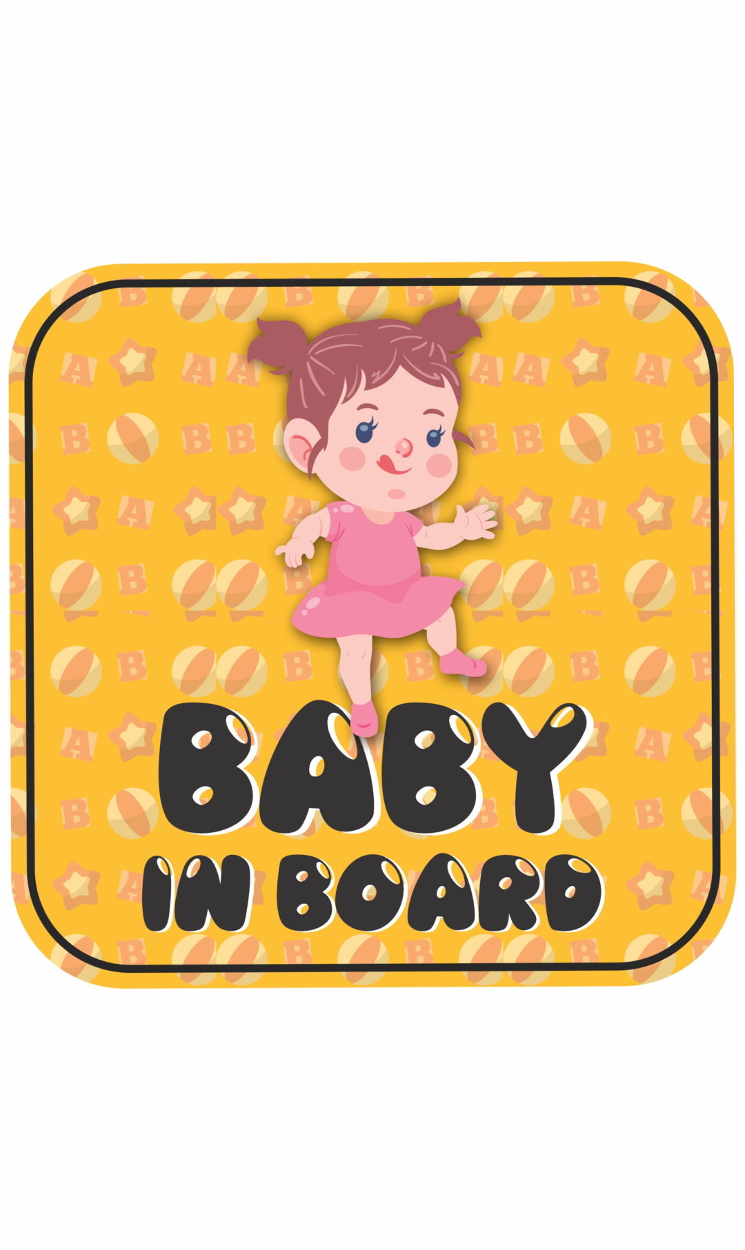 Baby in Board Decal Sticker(2pc)_c26